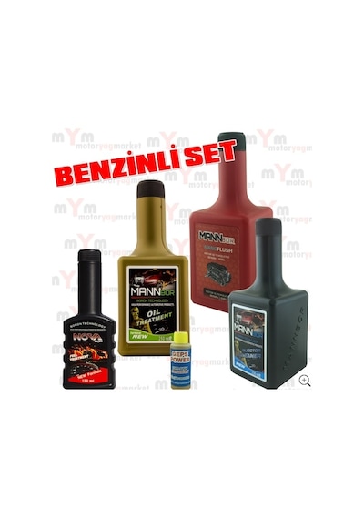 Mannbor Benzinli Seti: Bor+Enjektör+Motor İçi+Benzi Katkı