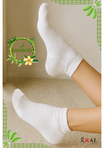 Kral Socks Kadın Bambu Çorap 6 Çift Renkli Hediye Kutulu Patik Kadın Çorap Siyah - Beyaz Kral Socks Kadın Bambu Çorap 6 Çift Renkli Hediye Kutulu Patik Kadın Çorap Siyah - Beyaz