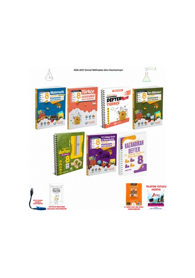 Çanta 8. Sınıf Lgs Tüm Dersler 239 7 Kitap Seti