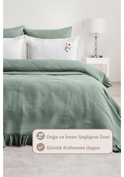 Elart Gardenya Pike Takımı Çft Kişilik Yeşil
