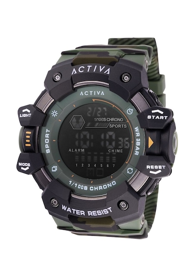 Invicta X Activa Armour Dijital Erkek Kol Saati - 50 Mm - Kamuflaj Siyah