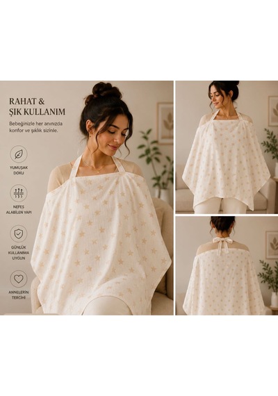 Emzirme Önlügü Poplin Kumaş