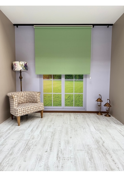 Donatti Stor Perde İthal Mat Polyester Yeşil P1570 Yeşil