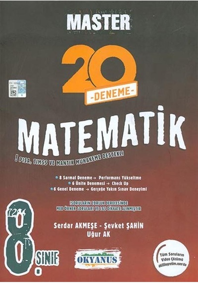 Okyanus 8. Sınıf Matematik Master 20 Deneme