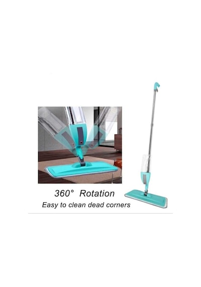 Hansel Spin Mop Sprey Mop Deterjan Hazneli 4 Adet Yedek Mop Spreyli Temizlik Paspası