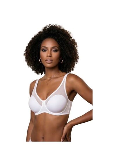 Le Jardin 9200 Le Jardın Tül Kaplı Soft C Cup Dolgusuz Sty Beyaz
