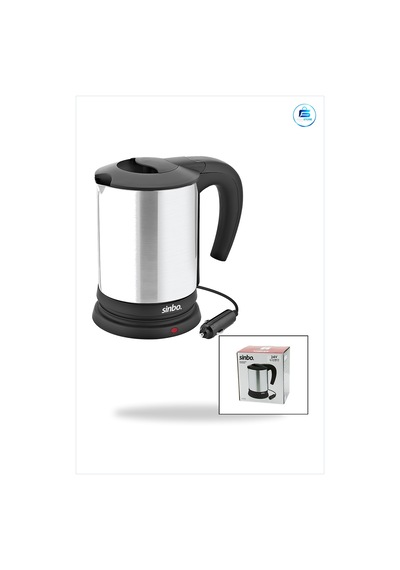 Araç İçi Su Isıtıcı Kettle 24v 0.8l 200w Paslanmaz Çelik Çakmaklı