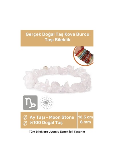Enenstyle Fashıon Boutıqueunisex Oğlak Burcu Enerjisini Yükselten Doğal Taş Bileklik Oğlak Burçları Için Burç Taşı Bileklik Çok Renkli Çok Renkli