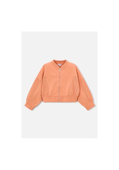Mayoral Kız Çocuk Fermuarlı Sweatshirt Turuncu 3456