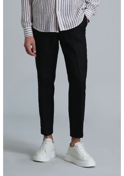 Lufian Erkek Karl Spor Chino Slim Fit Pantolon 111190328 Siyah