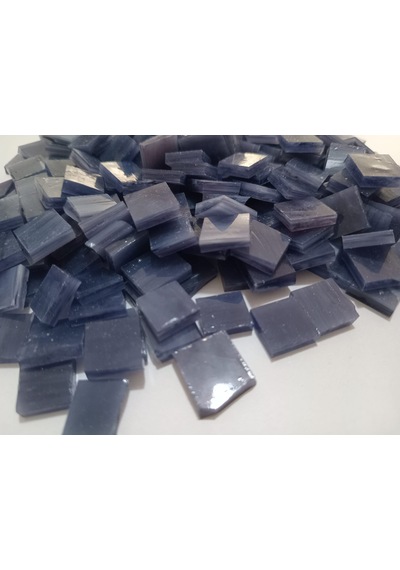 Mor Kare Vitray Cam Mozaik Taşı - Sanatsal Mozaik İçin Yaklaşık 10 X 10 Mm