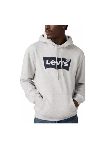 Levi's Levis Erkek Baskılı Kapüşonlu Gri Sweatshirt - 38424-0154 Gri