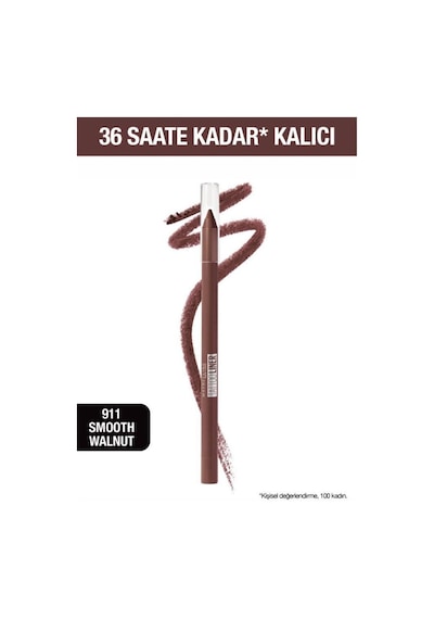 Lash Sensational Yelpaze Etkili Ekstra Siyah Maskara & Tattoo Liner Jel Göz Kalemi - 911 Kahverengi pktmyblngklshmsk-8956 Diğer