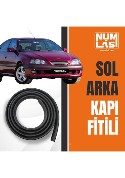 Toyota Avensis 1998-2003 Sol Arka Kapı Fitili-a Kalite-numlas-nm5678