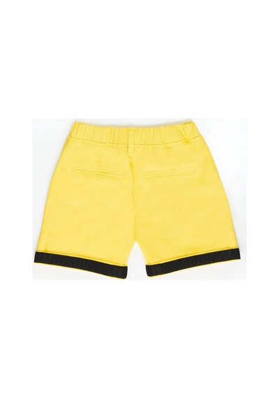 Denokids Mushi Sarı Erkek Çocuk Gabardin Şort Çok Renkli