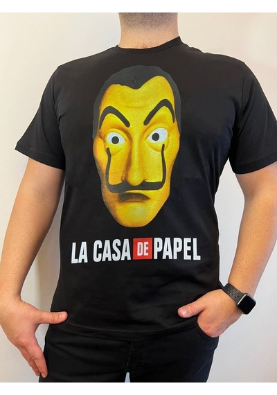 Noıssey Mavi Etiket T-shirt La Casa De Papel Maske 000002-tsy Kırmızı