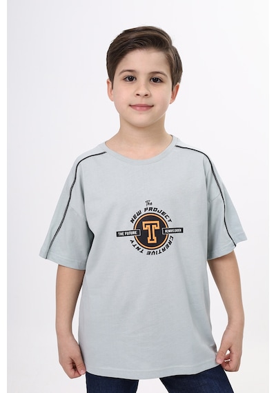 Toontoy Kids Toontoy Erkek Çocuk New Project Baskılı Tişört Yeşil