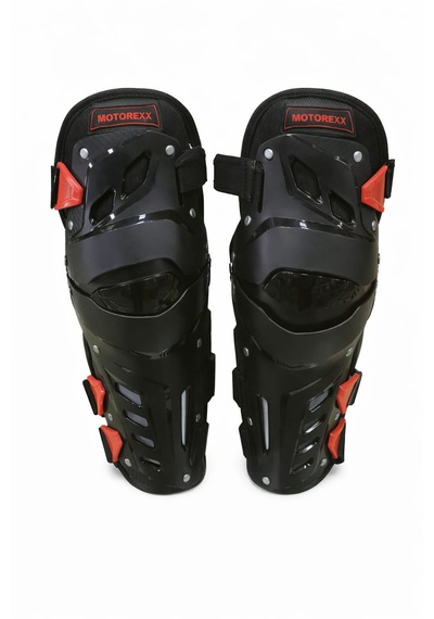 Rexxmotor Motosiklet Dizlik 3 Mafsallı Dizlik Poli Karbon Dizlik Eva Malzeme Dolgu Dizlik Siyah