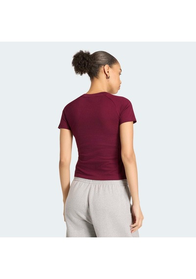 Adidas Essentials Kadın Bordo Tişört Kr3593