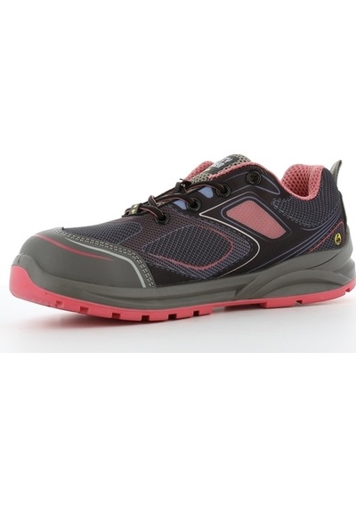 Safety Jogger Cador Pink S1p Esd Src İş Güvenlik Ayakkabısı Gri