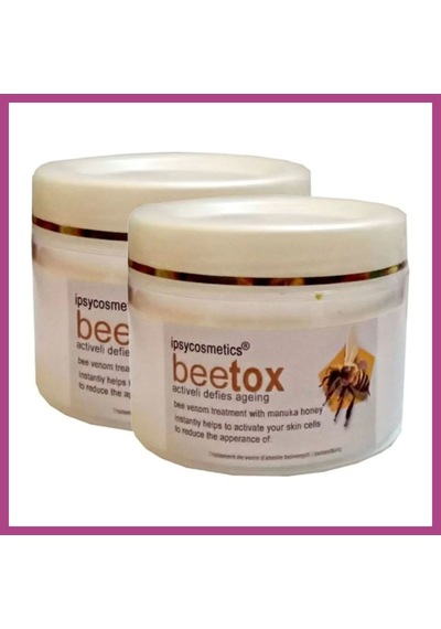 Gees Global Süper Ipsycosmetics Beetox Doğal Arı Özü - Yüz Cilt Dekolte Boyun Kremi 100 Ml X 2 Adet Gbzs