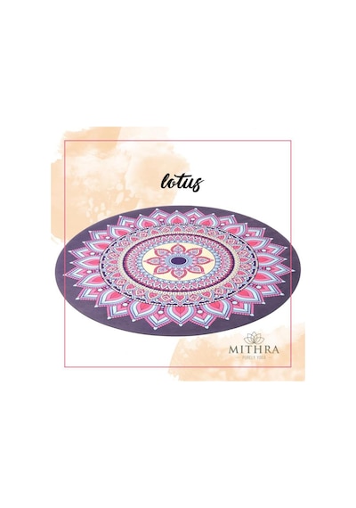 Mithra Moon Yoga Matı Lotus Çok Renkli
