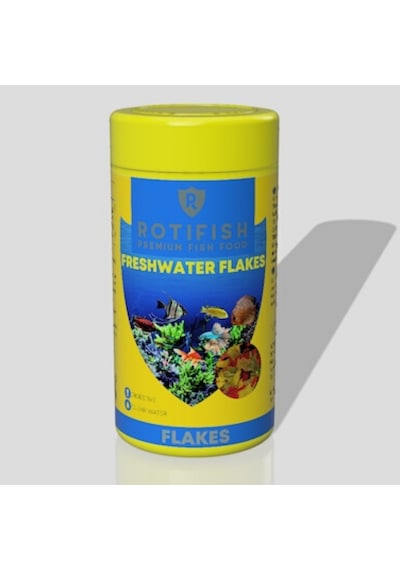 Rotifish Freshwater Fish Flake Pul Balık Yemi 100ml (12gr)