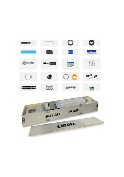 Hegel - İnges 110 Volt 1500 Watt Güneş Enerjili Dc Pompa - Solar Dalgıç Pompa 4us1500-115/7.5e
