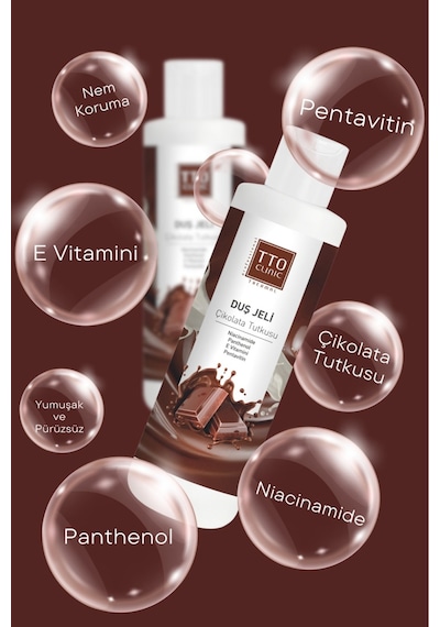 Tto Clinic Çikolata Tutkusu Duş Jeli 250 Ml - Panthenol Ile Cildinizi Onarın