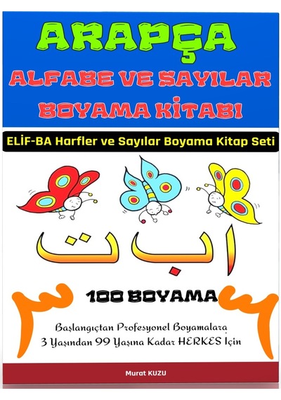 Arapça Alfabe Ve Sayılar Boyama Kitabı