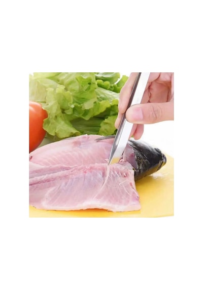 Şef Cımbızı Seti 4lü Düz Ve Eğik Şef Cımbızı Balık Cımbızı Yassı Düz Penset Gıda Pastacılık Seti