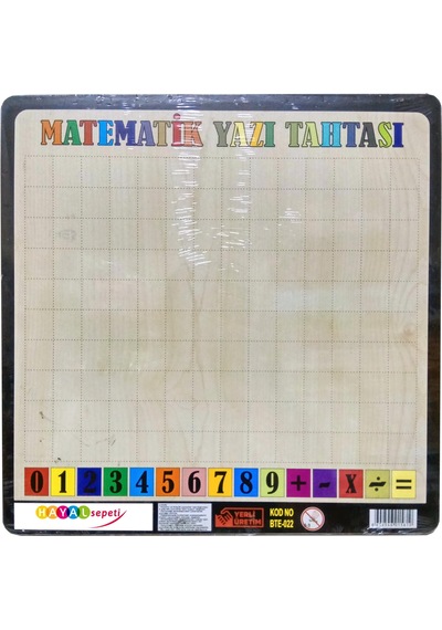 Hayal Ahşap Tutmalı Bul Tak Yapboz Sayılar