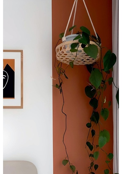 Kendiliğinden Yapışkanlı Kumaş Kanvas Dokulu Duvar Kağıdı Boho Bohem Kahverengi Salon Yatak Odası Renkli