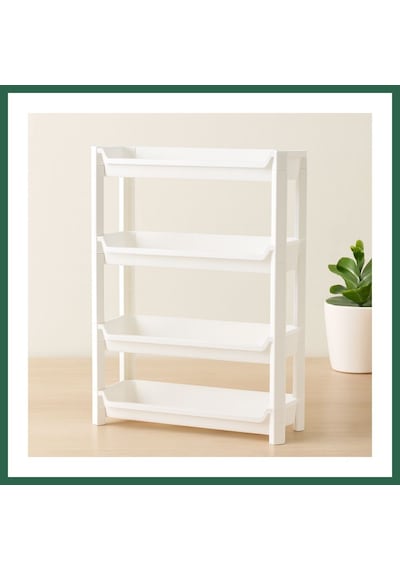 Bezos 4 Katlı Sepet Organizer Raf Düzenleyici 465x145x690 Mm Bzs01 Çok Renkli