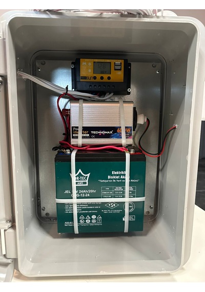 24ah Jel Akülü Taşınabilir Güneş Enerji Sistemi 600w İnvertörlü Hobi Bahçesi Konteyner Dağ Evi Solar Set