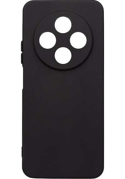 Noktaks - Xiaomi Redmi 14c - Kılıf Mat Soft Esnek Biye Silikon - Siyah