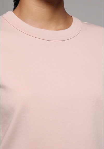 Colin's Colins Slim Fit Yuvarlak Yaka Düz Kadın Pembe Kısa Kol Tişört Cl1068567 Q1.v2 Sfp Soft Pink