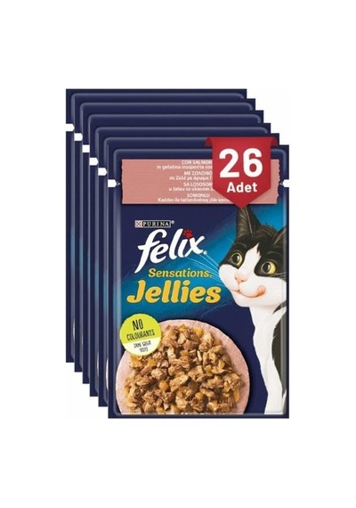Sensation Somon & Karidesli Kedi Yaş Mama 26 X 85 Gr