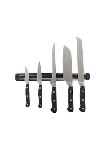 32 Cm Şerit Mıknatıslı Bıçak Tutucu Mutfak Duvar Askısı, Bıçak Organizeri, Mıknatıslı Stand, Tek Renk