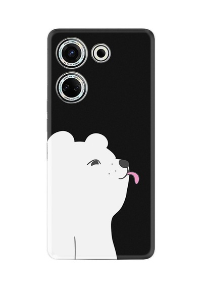 Tecno Camon 20 Kılıf Silikon Desen Özel Seri Panda Sevimli 1738
