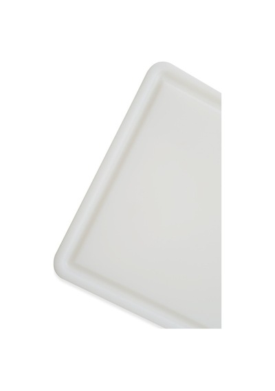 Türkay Polietilen Türkay Kesim Tahtası Polietilen Oluklu Plastik Levhası Beyaz 32,5*26,5*1 Cm