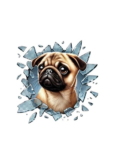Mey Najmaddin Fulcar French Bulldog Araç Stickerı Najmaddin