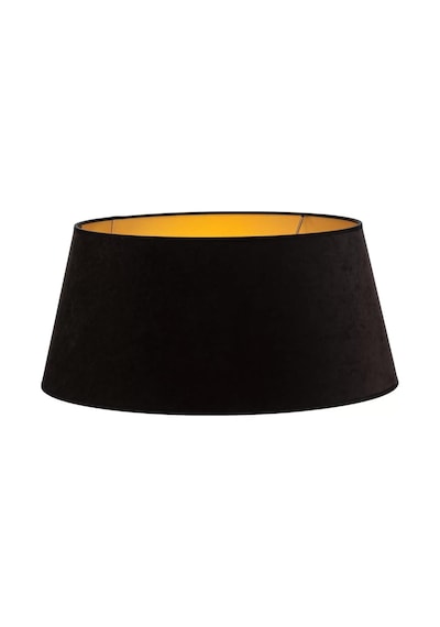 Levaillant Siyah-gold Konik Abajur Şapka Zarif Ve Sıcak Işık Etkisi, Üst 35 Cm/alt 40 Cm Çap Diğer