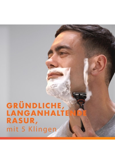 Erkekler İçin Gillette Fusion 5 Bıçak, 18 Tıraş Bıçağı, Turuncu