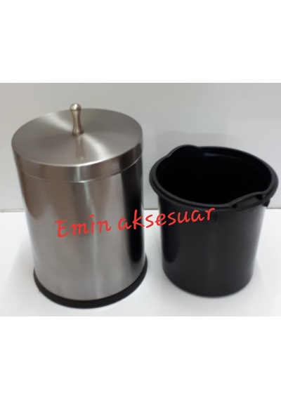 Çöpkovası 5 Litre Manuel Lüx Saten Mat Krom