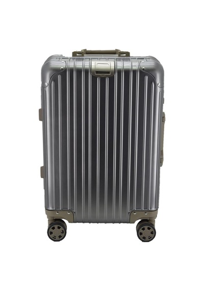Ççs Ccs 5250 Çekçekli Alüminyum Kasa Kabin Valiz Kahve Kahverengi