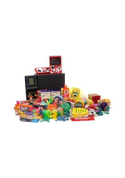 Nostaljik Bakkal Özel Gıda Ve Oyuncak Kutusu , Siyah Tetris Ve At (552731185)