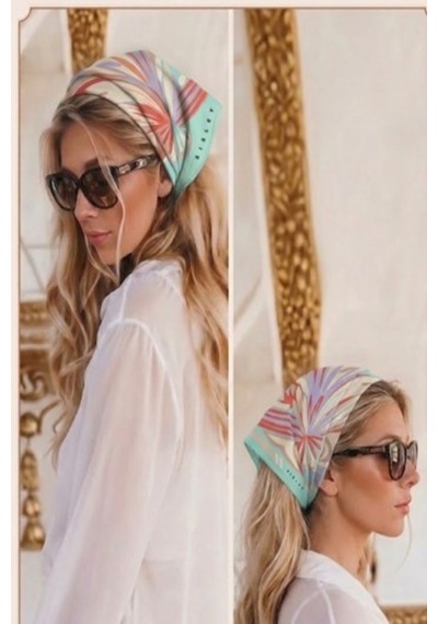 Sisley Flora Bandana/fular -2018-47 47 Mint