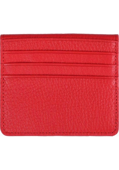Damy Hakiki Deri Unisex Kartlık 512mg - Kırmızı
