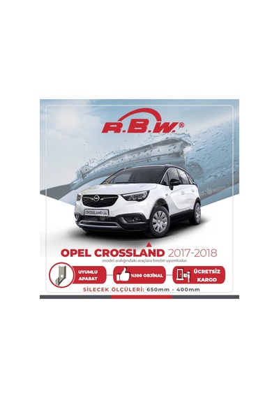 Rbw Opel Crossland X 2017 - 2020 Ön Muz Silecek Takımı
